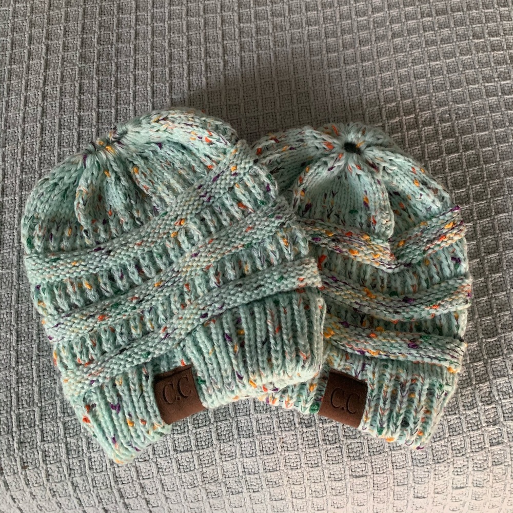 NEVER WORN - C.C. Beanies Blue / Multicolor